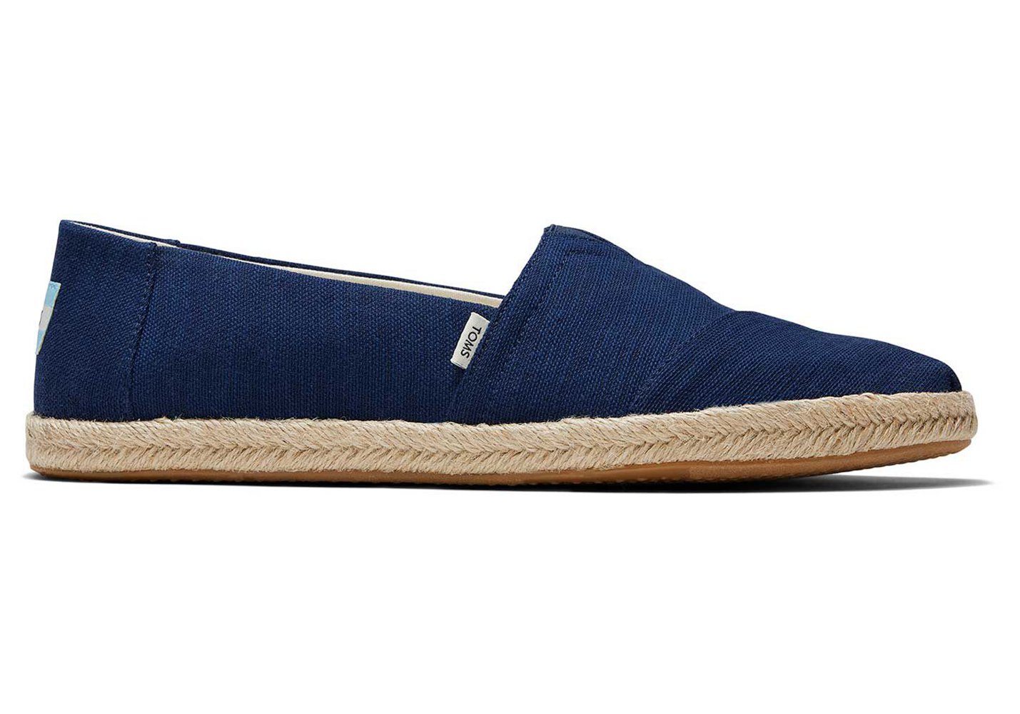 Toms Espadryle Męskie Granatowe - Alpargata Rope - 97KZEVSHA